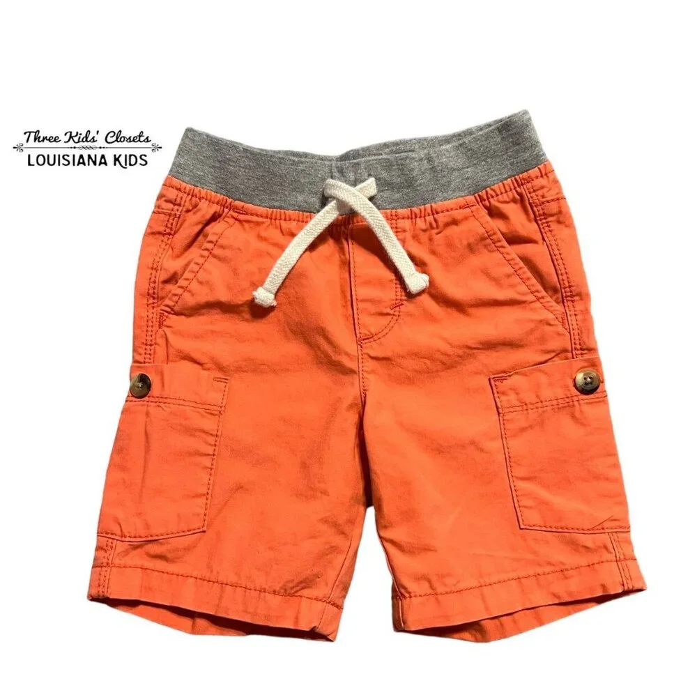 Old Navy 2T Coral / Orange Pull-On Drawstring Shorts